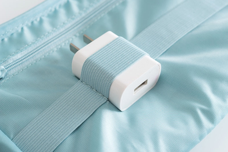 Compacte Waterdichte Elektronica en Kabel Reisset – 1+1 GRATIS Mini Opbergdoos