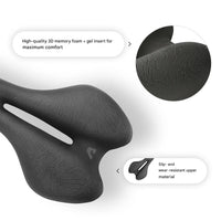 Ergonomisch Fietszadel met Memory Foam – SaddlePeak AirRide