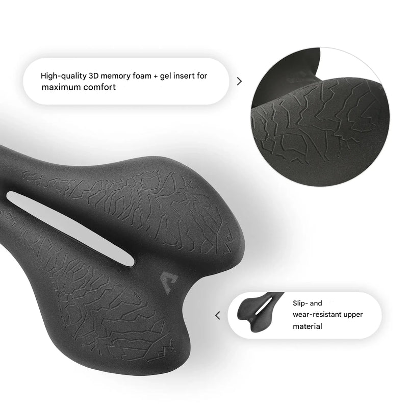 Ergonomisch Fietszadel met Memory Foam – SaddlePeak AirRide