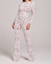 Stijlvolle Avondjumpsuit met V-hals - Juliette