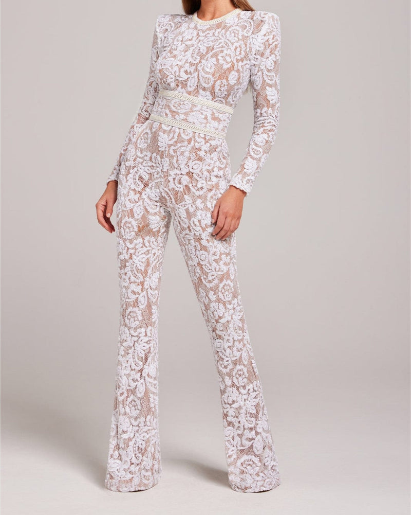 Stijlvolle Avondjumpsuit met V-hals - Juliette