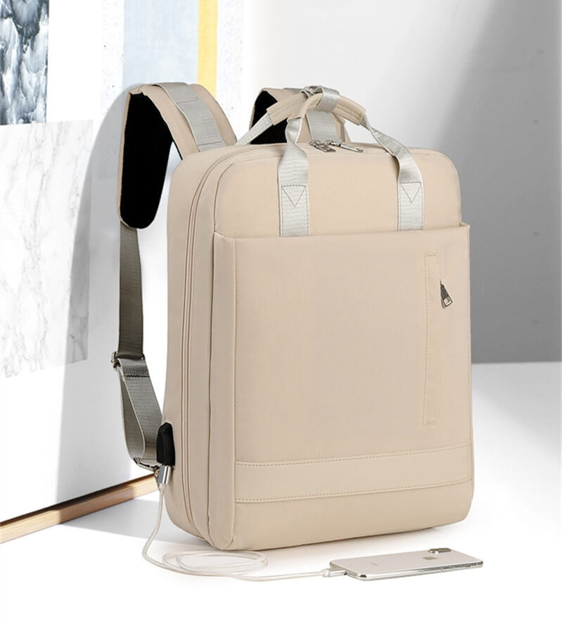 Beveiligde Dievenbestendige Rugzak met Verborgen Ritsen en USB Lader