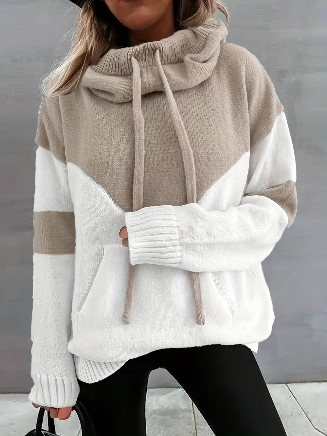 Comfortabele Sweater met Capuchon en Koord - Maya