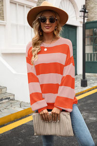 Trendy Gestreepte Dames Trui - Sohpie