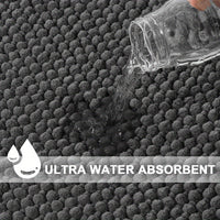Luxe L-vormige Antislip Hoekdouchemat - Evelyn