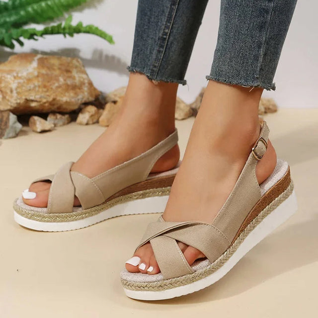 Stevige Dames Sleehaksandalen – Romy