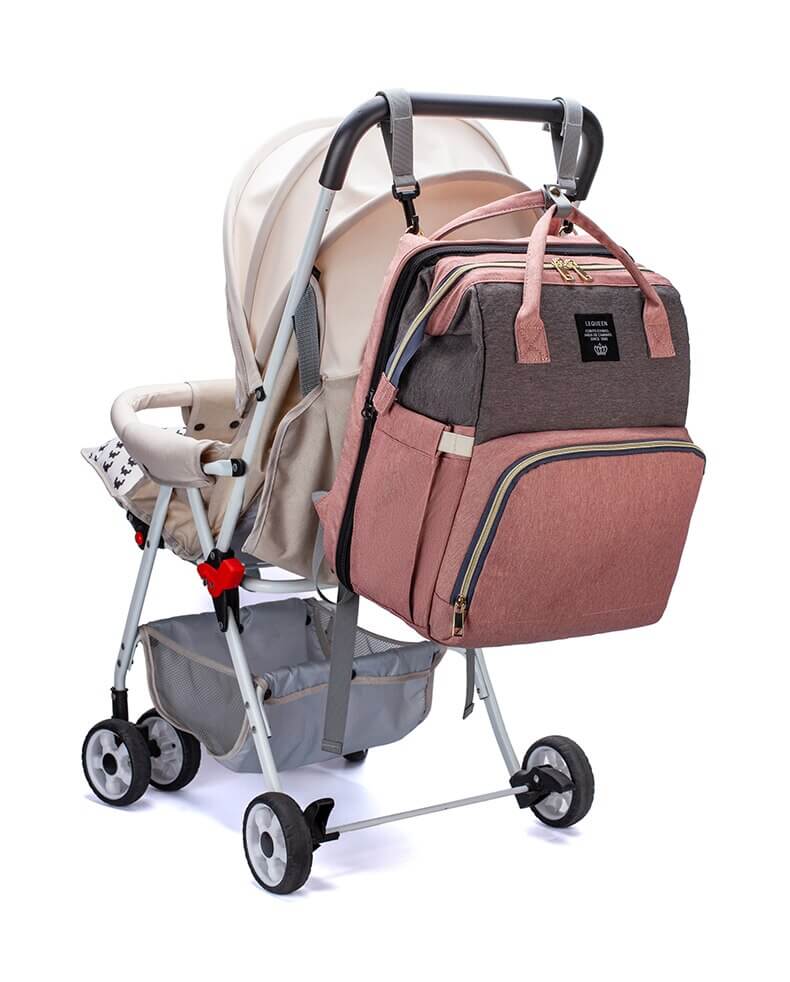 Draagbare Babybed en Luiertas – Multifunctionele Reisrugzak