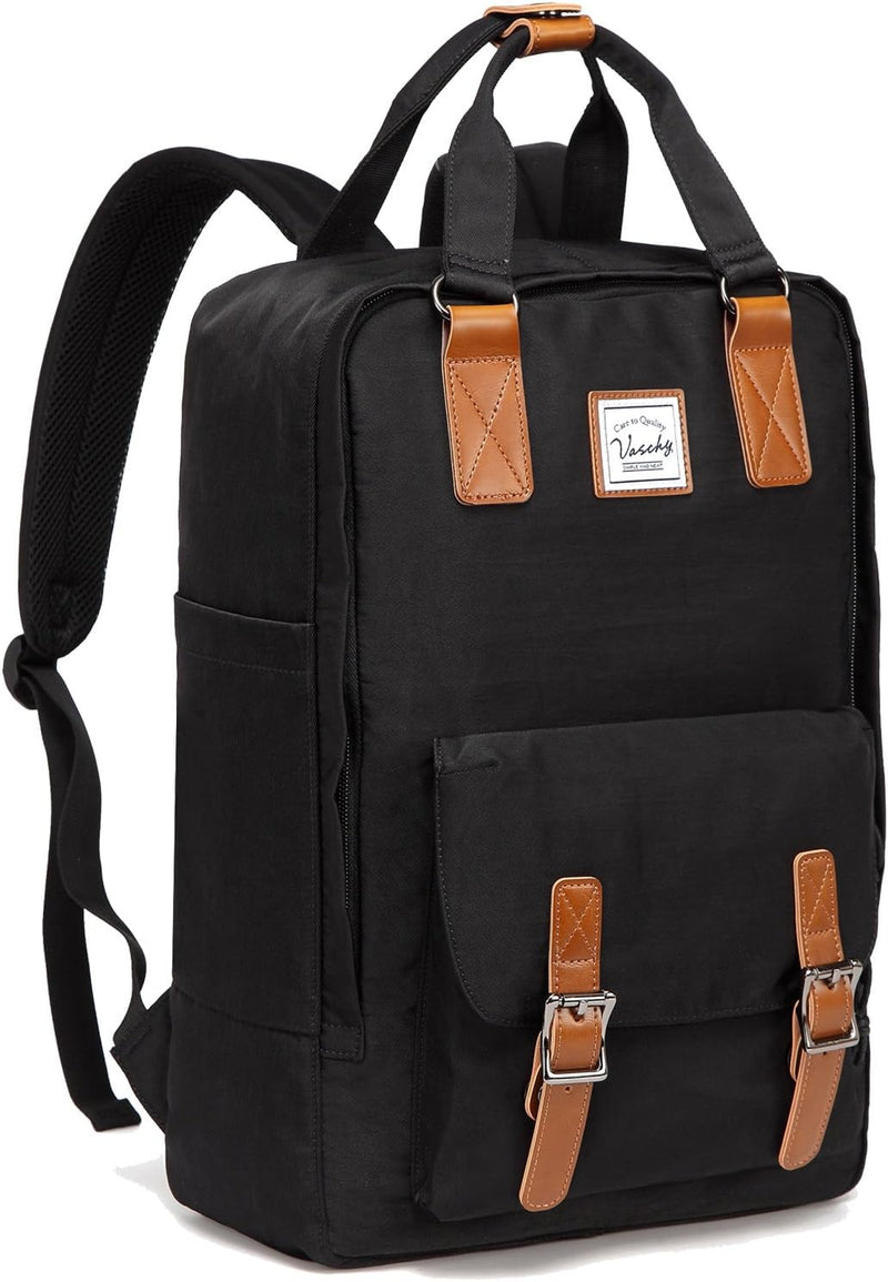 15.6” Waterdichte Vintage Laptop Rugzak met Opbergvakken – UrbanEase