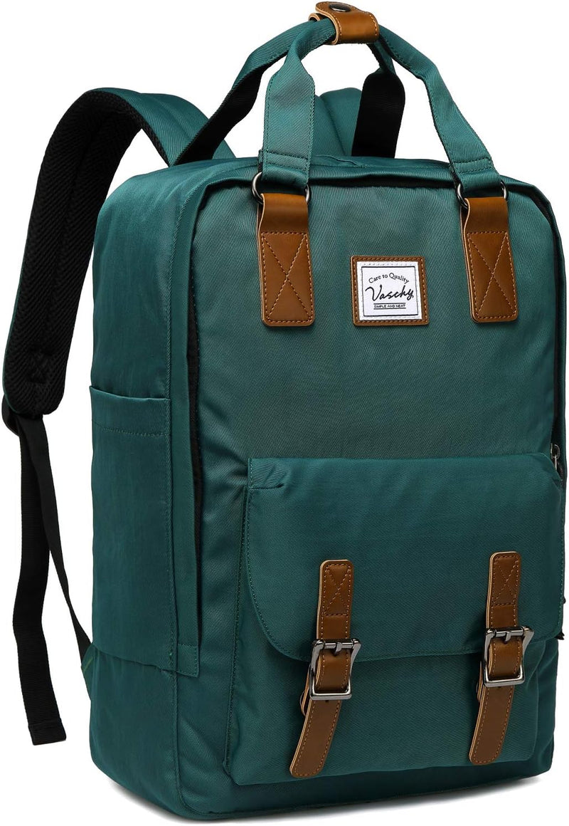 15.6” Waterdichte Vintage Laptop Rugzak met Opbergvakken – UrbanEase