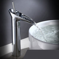 Luxe Waterval Wastafelkraan - CascadeFlow