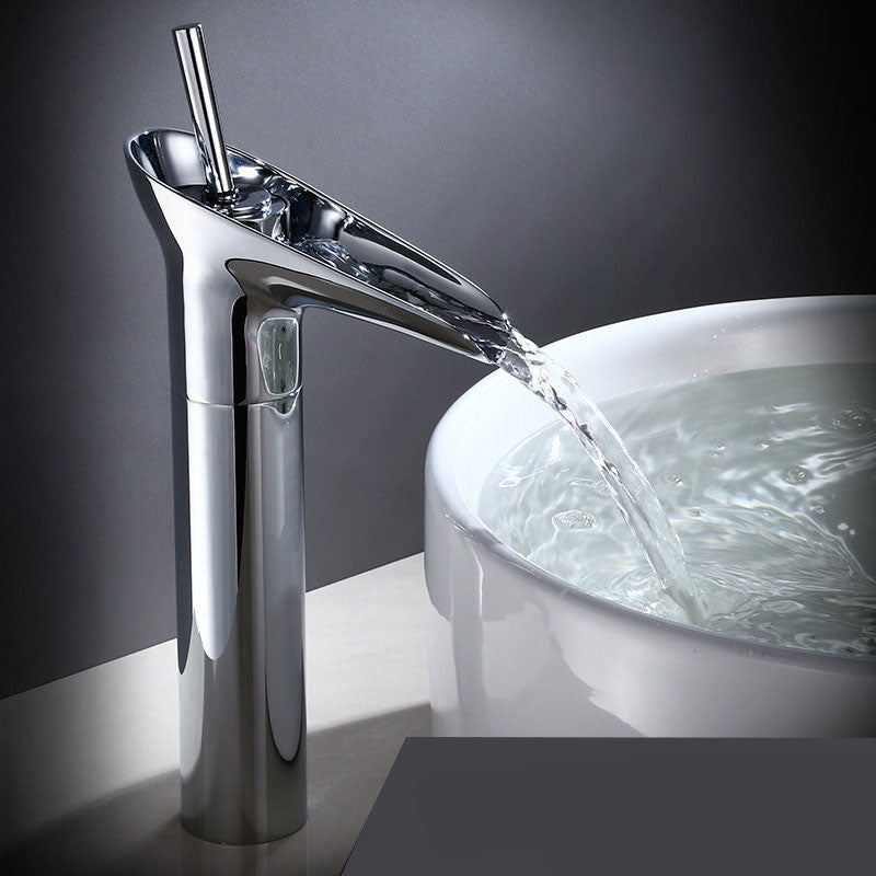 Luxe Waterval Wastafelkraan - CascadeFlow