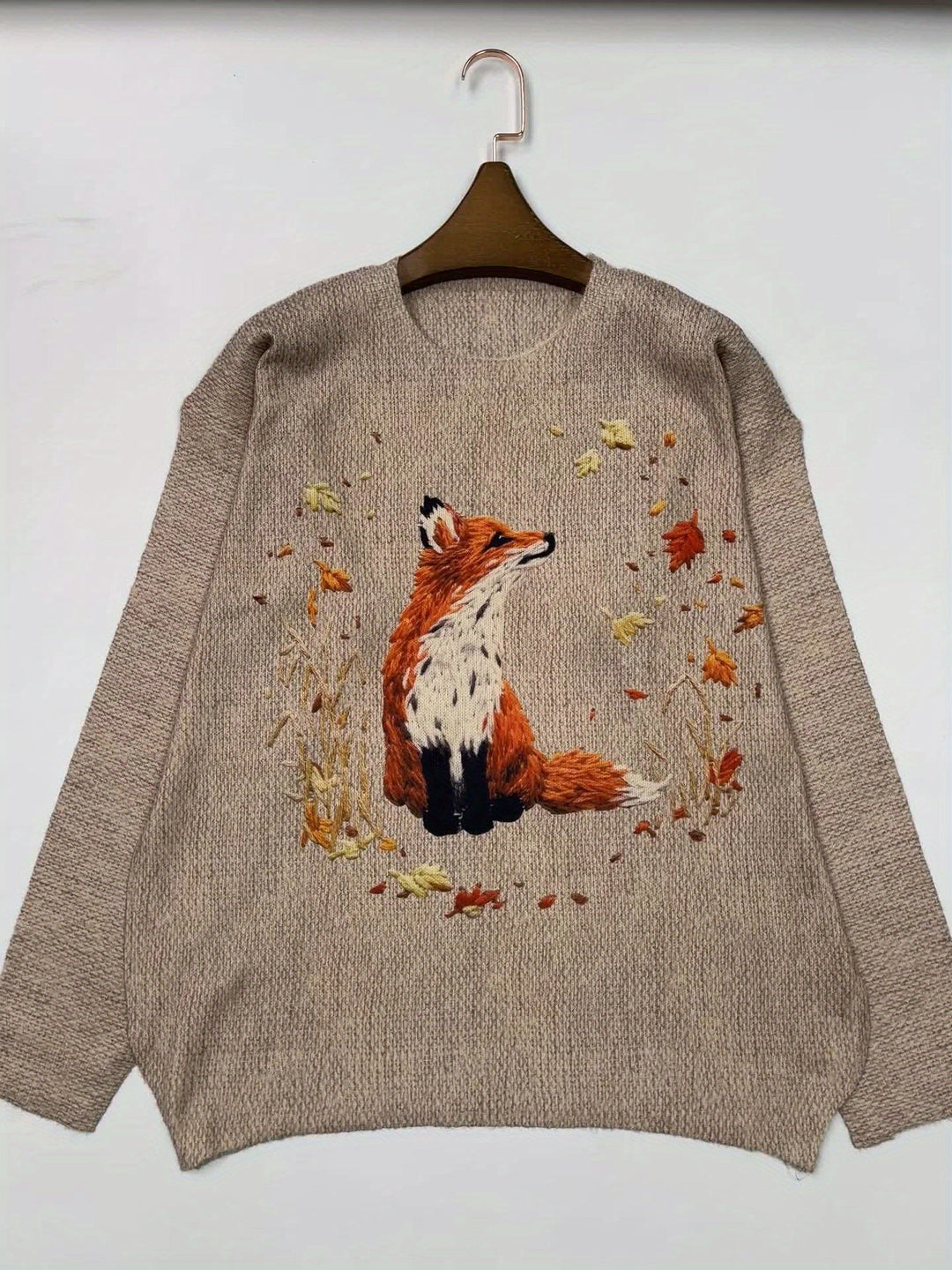 Trendy Trui met Vossenprint - Elisanne