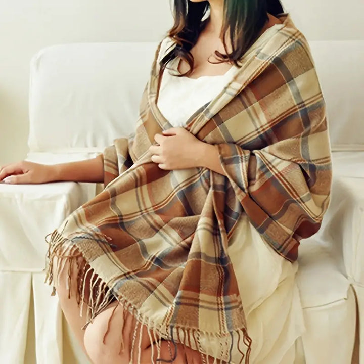 Luksusowy kaszmirowy damski szal - Marlowe