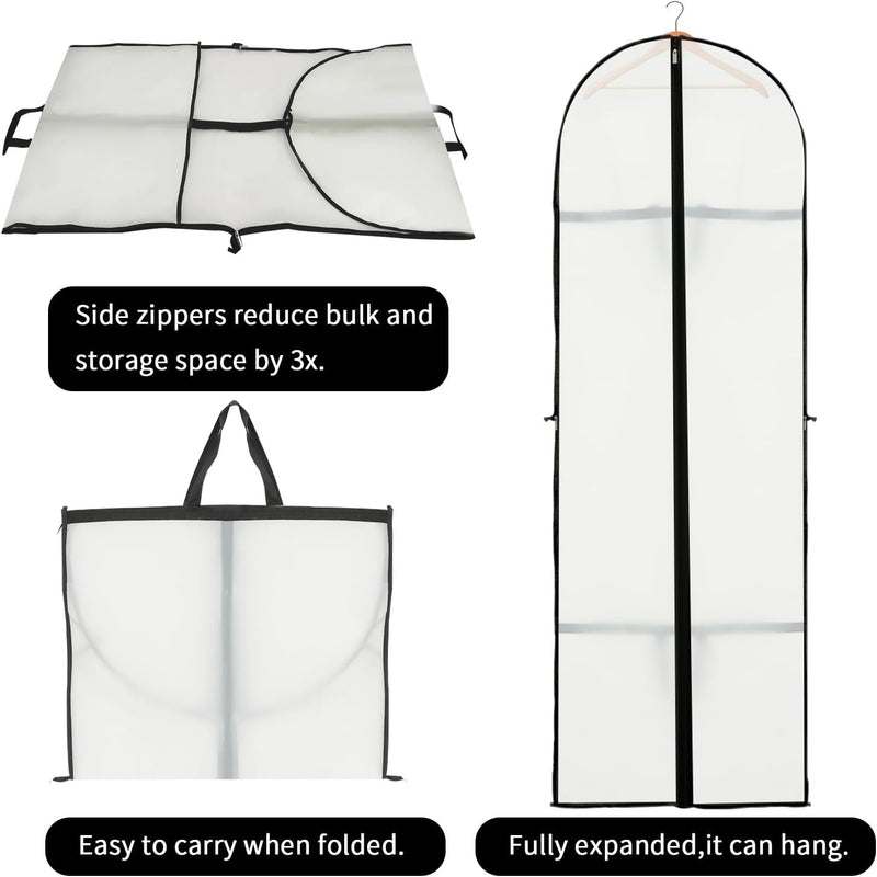 Lange Jurk Opslaghoes – 180 cm met Rits en Venster (1 Kopen, Krijg 1 GRATIS)