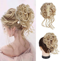 Klem met Hairextension voor Golvende Knot – CurlClip
