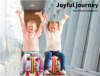 2-in-1 Ride-On Kinderkoffer met 360° wielen