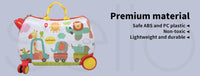 2-in-1 Ride-On Kinderkoffer met 360° wielen