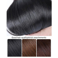 Bloemvormige Haarklem met Hairextension – Fiora