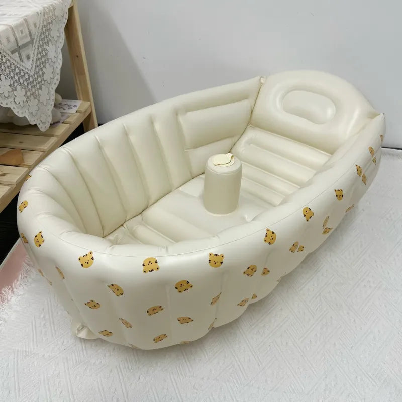 Opblaasbaar Babybadje voor Reizen – BubbleNest