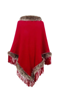 Stijlvolle Winter Poncho voor Dames - Sophie