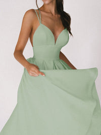 Strappy V-hals Jurk - Noa