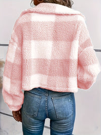 Geruite Teddyjas met Knoopsluiting - Clara
