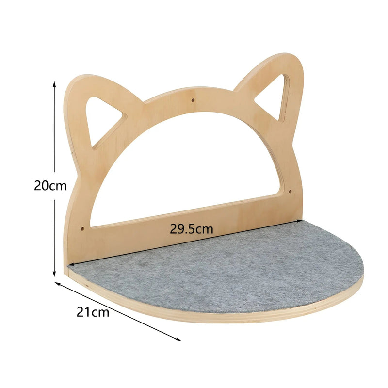 Wandklimplank voor Katten met Krabpaal - ClimbPaws