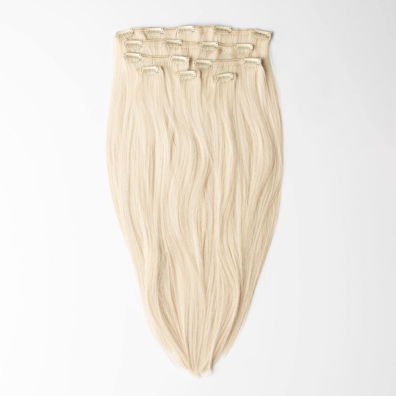 Clip-in Hairextension Set – Sorella (Light Ash Blonde 60B)
