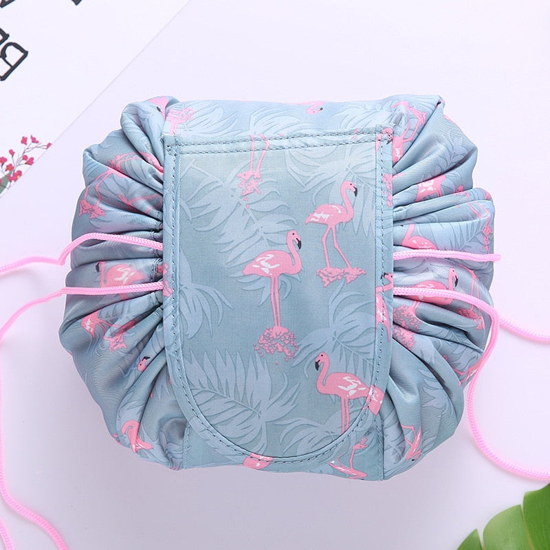 Draagbare Trekkoord Cosmetica- en Toilettas – 1+1 GRATIS Reisorganizer
