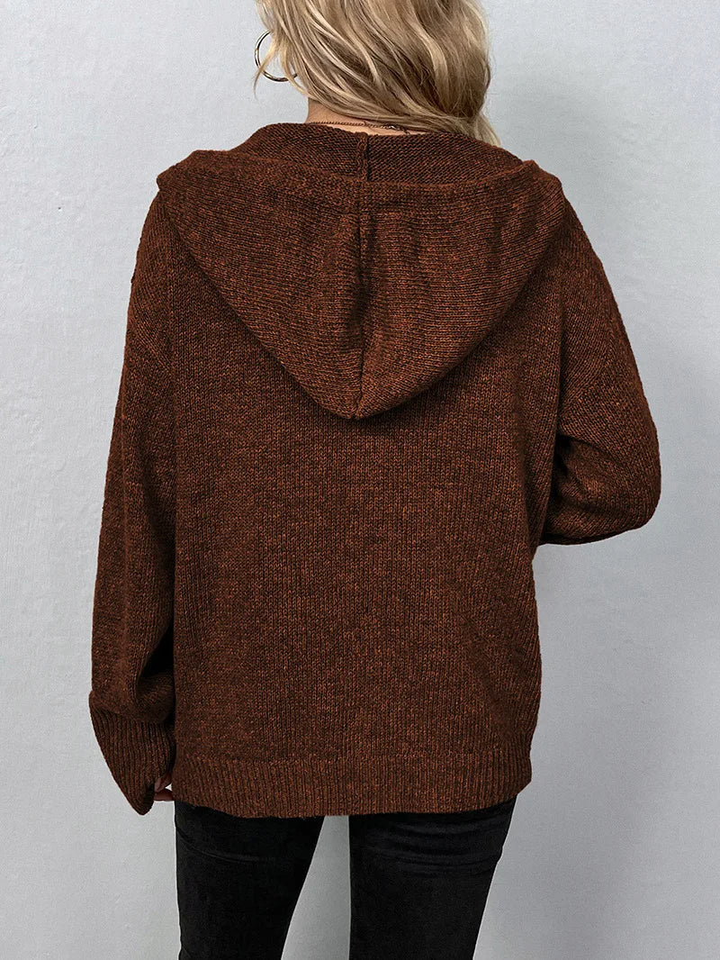 Gebreide Cardigan met Capuchon - Mila