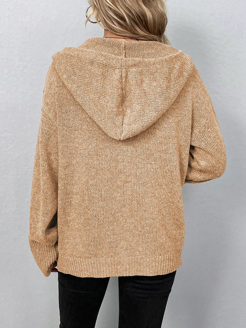 Gebreide Cardigan met Capuchon - Mila