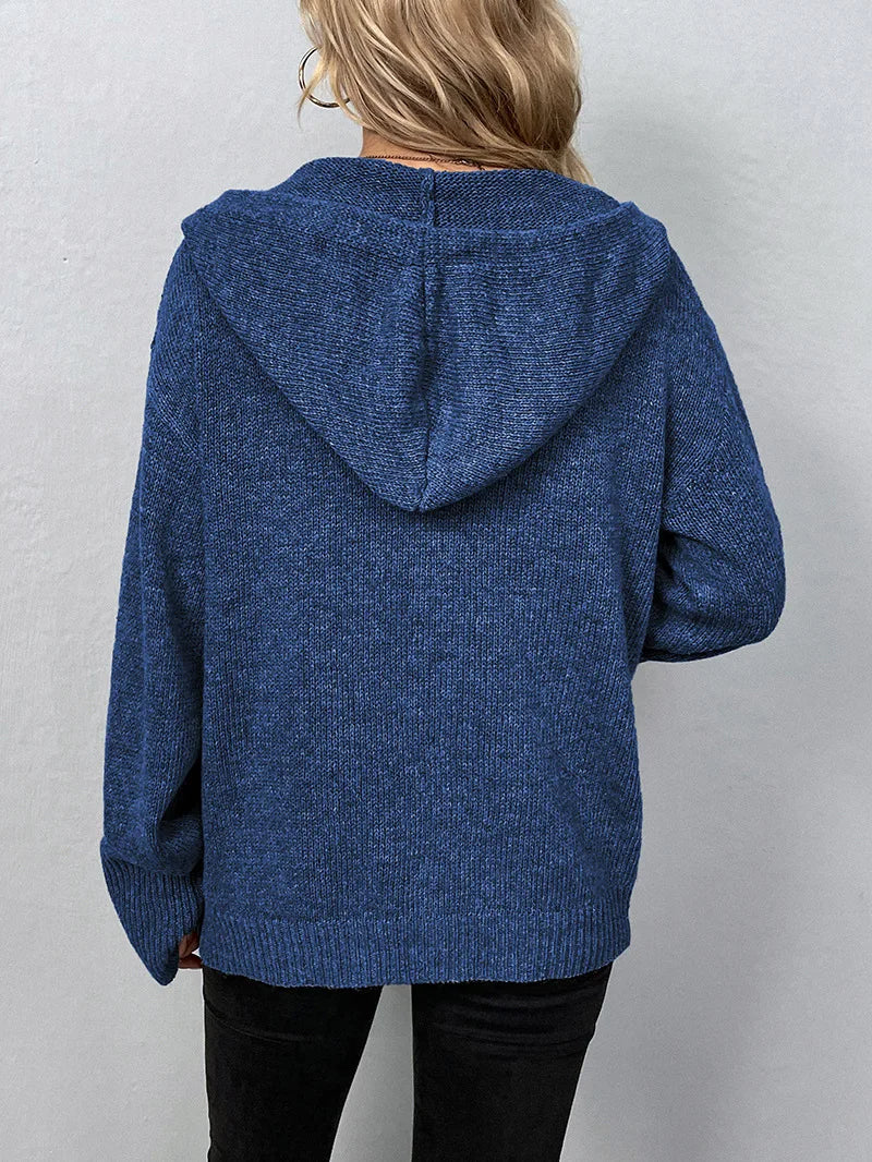 Gebreide Cardigan met Capuchon - Mila