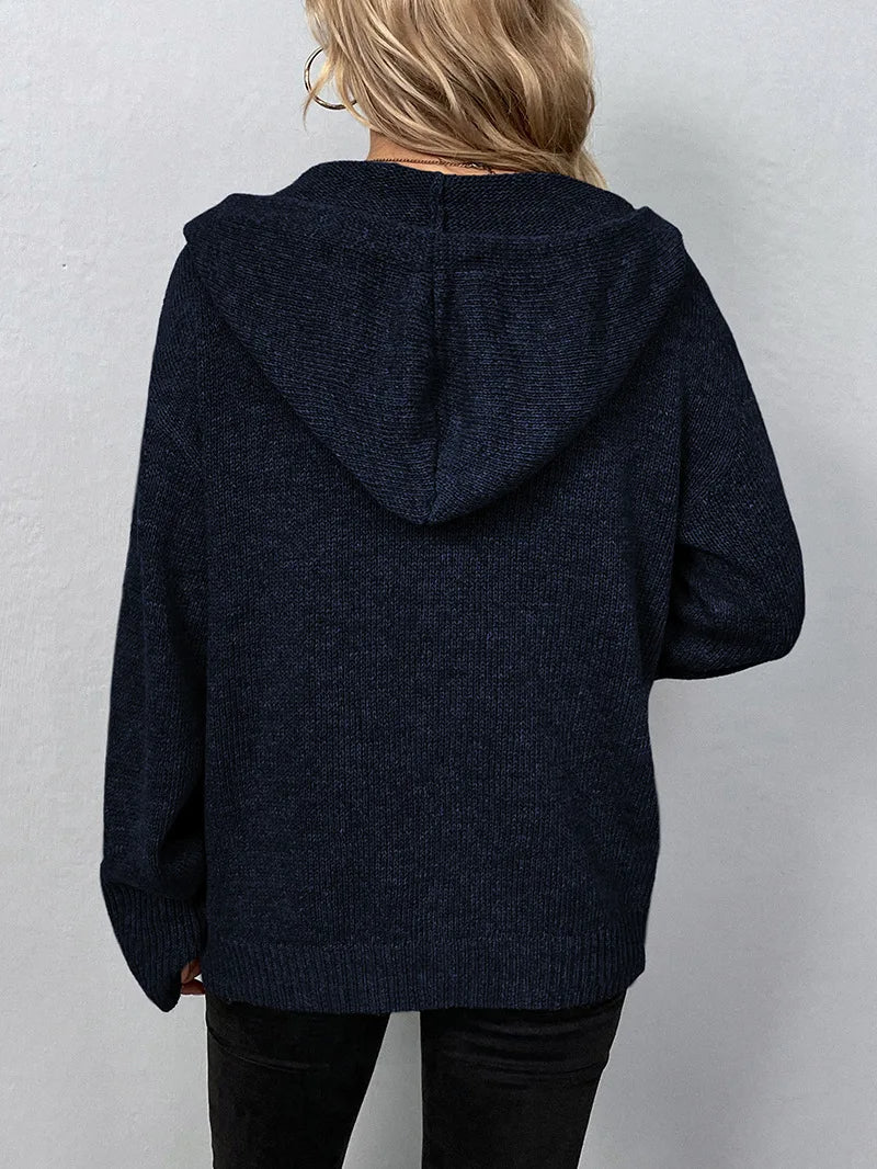 Gebreide Cardigan met Capuchon - Mila