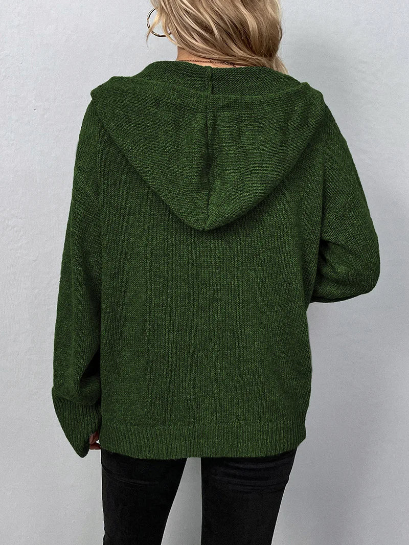 Gebreide Cardigan met Capuchon - Mila