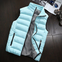Waterafstotende & Gevoerde Heren Bodywarmer met Staande Kraag - Henrik
