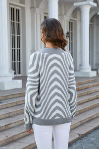 Trui met Ronde Hals en Print - Azure