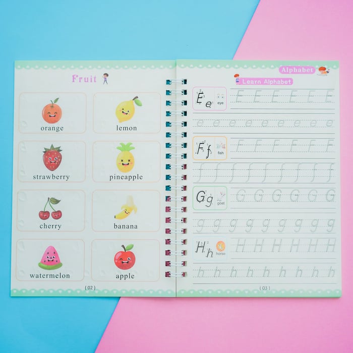 Herbruikbaar Schrijfoefenboek – LetterLust