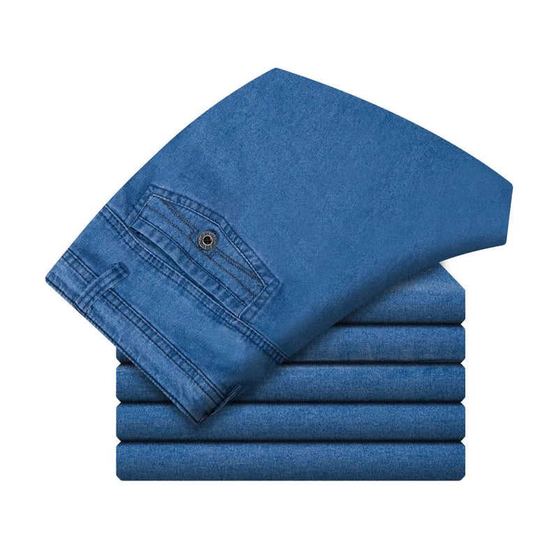Herenjeans met Hoge Taille en Rechte Pijp – Tobias