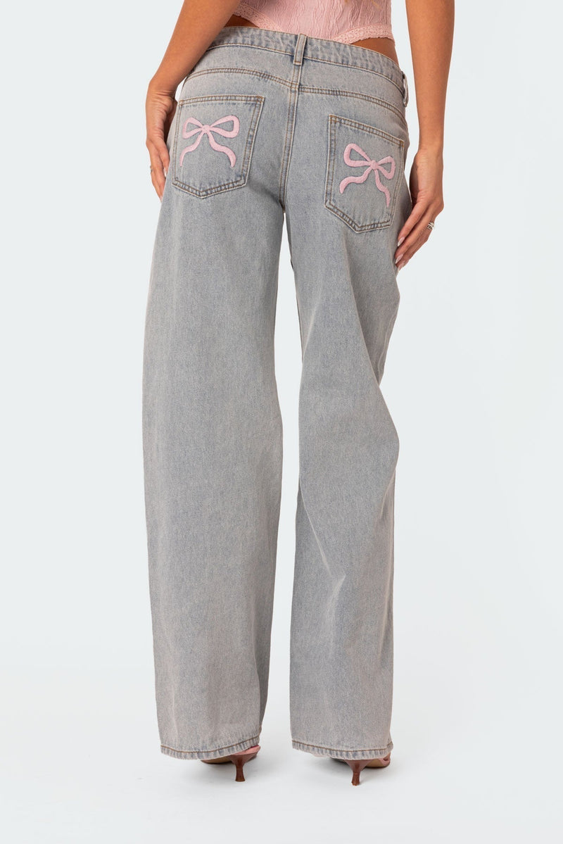 Dames Denim Broek met Relaxed Fit - Skylar