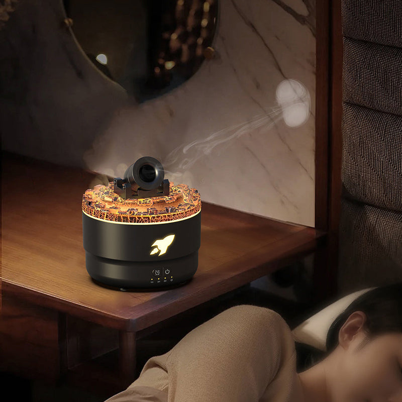 Aroma Diffuser en Luchtbevochtiger met Nachtlamp - LavaGlow