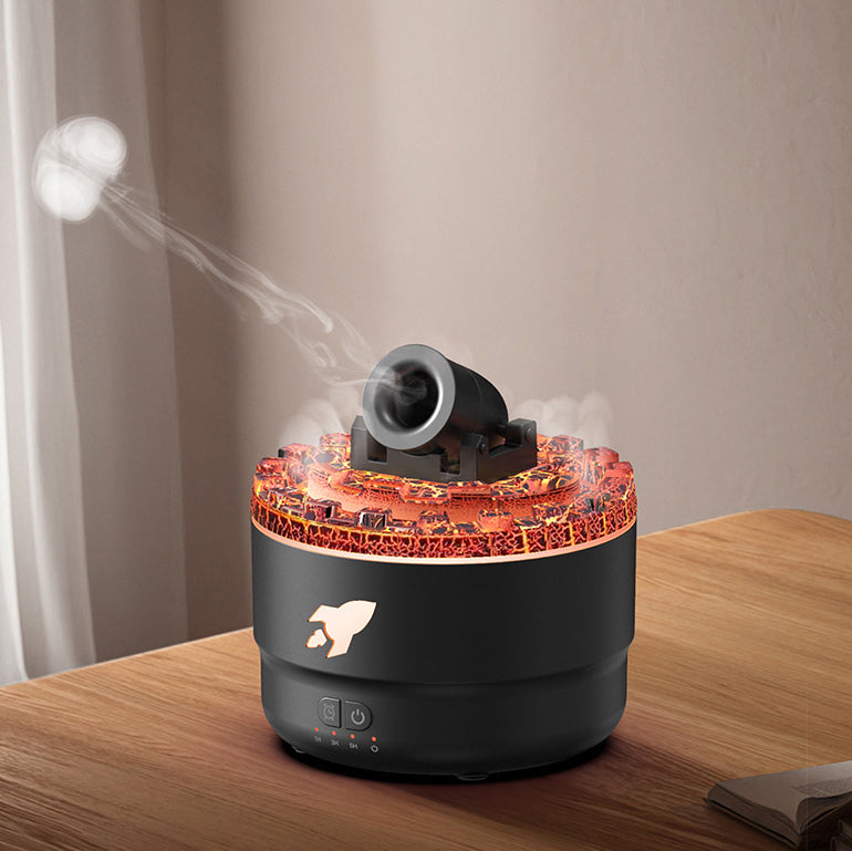 Aroma Diffuser en Luchtbevochtiger met Nachtlamp - LavaGlow