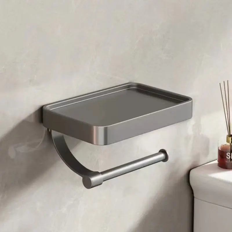 Toiletrolhouder met Plankje - Stalux