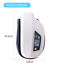 OOGMASSAGE APPARAAT - LUCHTDRUK, TRILLING & WARME COMPRESSIE MET BLUETOOTH MUZIEK