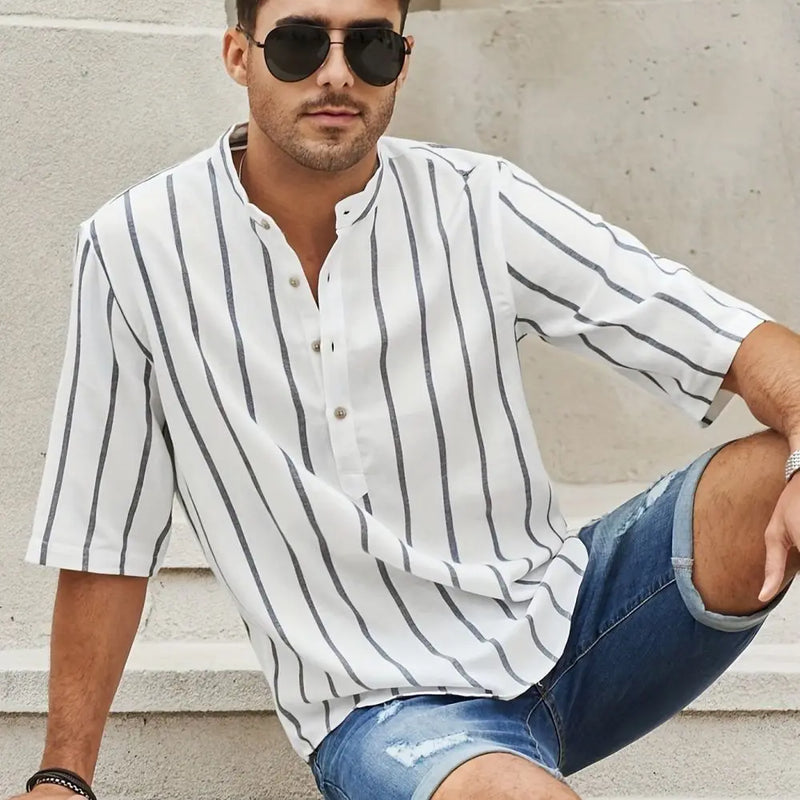 Vardi Dante™ Lucian Overhemd | Gestreept & Trendy