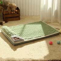 LUXE WINTER HONDENMAT - WARME PLUCHE BANK VOOR KLEINE EN MIDDELGROTE HONDEN