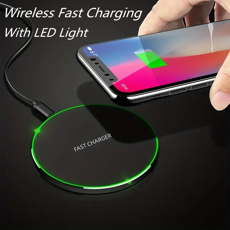 30W DRAADLOZE SNELLADER VOOR IPHONE & ANDERE TOESTELLEN | INDUCTIE OPLADER PAD