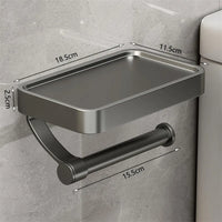 Toiletrolhouder met Plankje - Stalux