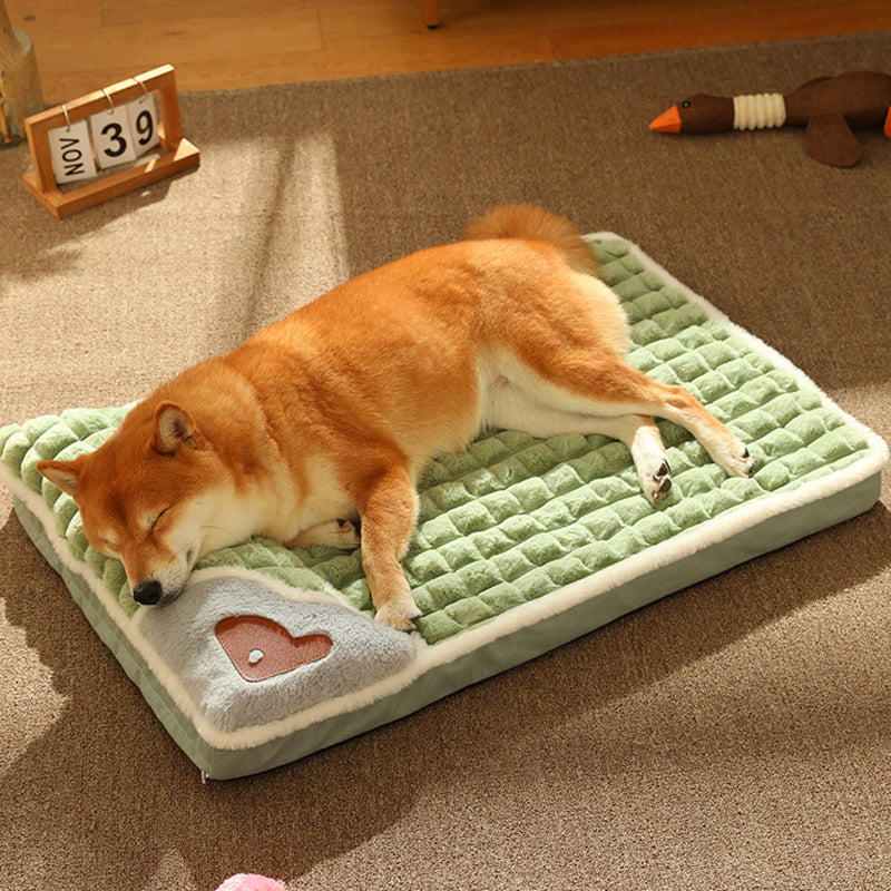 LUXE WINTER HONDENMAT - WARME PLUCHE BANK VOOR KLEINE EN MIDDELGROTE HONDEN