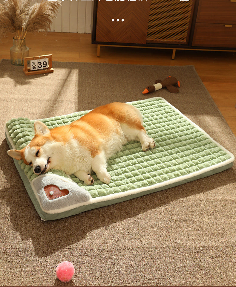 LUXE WINTER HONDENMAT - WARME PLUCHE BANK VOOR KLEINE EN MIDDELGROTE HONDEN
