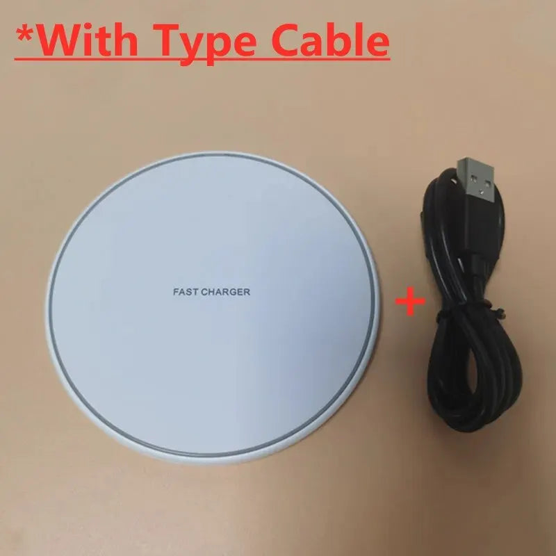 30W DRAADLOZE SNELLADER VOOR IPHONE & ANDERE TOESTELLEN | INDUCTIE OPLADER PAD